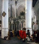 Emanuel de Witte View of the Tomb of William the Silent in the New Church in Delft oil on canvas
